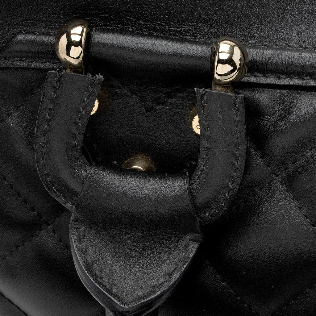 Burberry Quilted Leather Manor Satchel (SHF-XS6CjR)