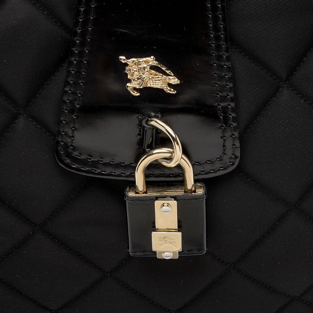 Burberry Quilted Nylon Brooke Hobo (SHF-BNs7Ro)