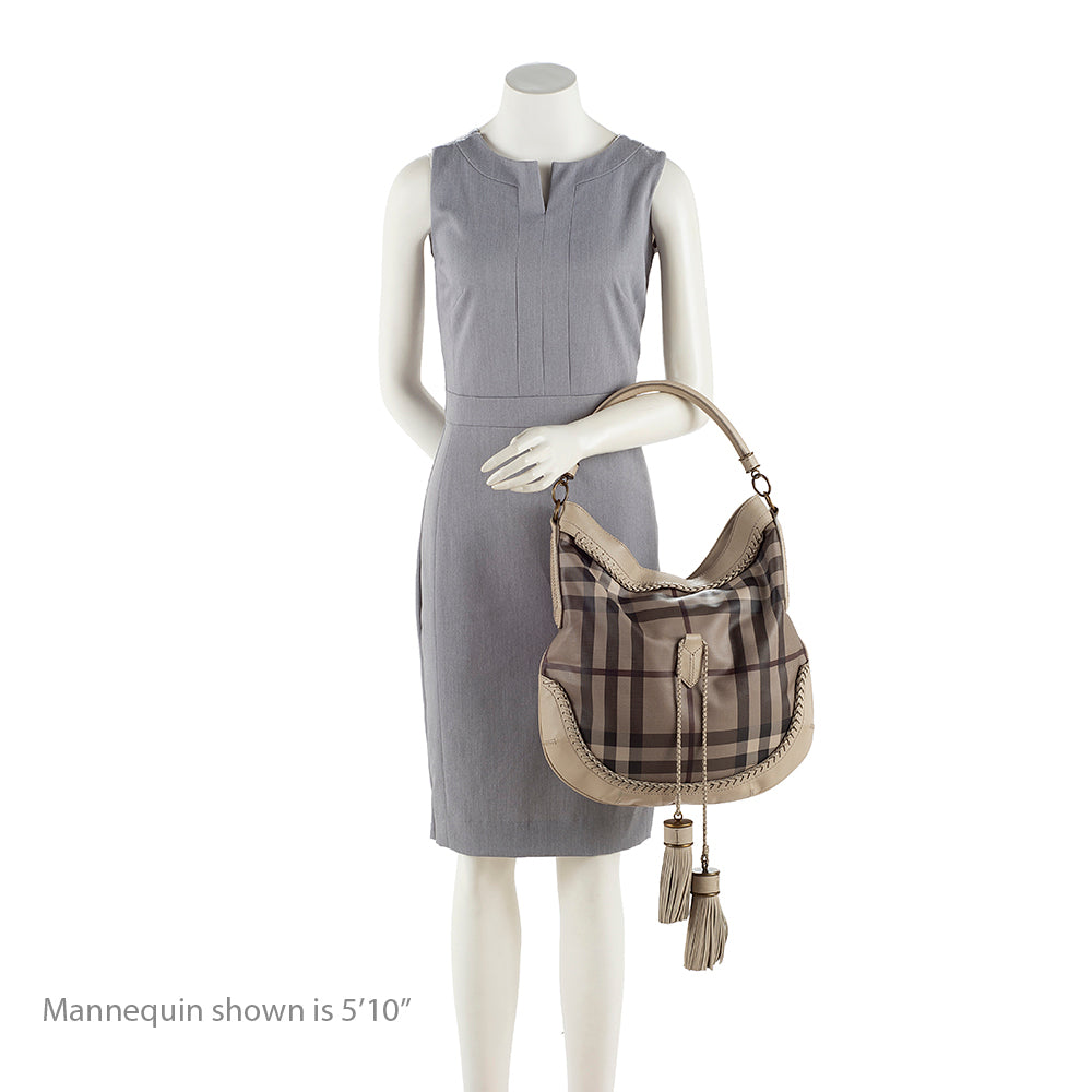Burberry Smoke Check Parade Hobo (SHF-17649)