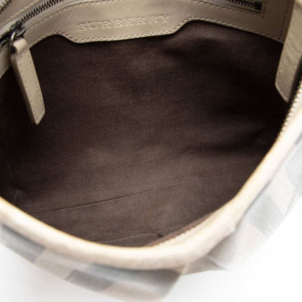 Burberry Smoked Check Hartham Crossbody (SHF-nbBZEF)