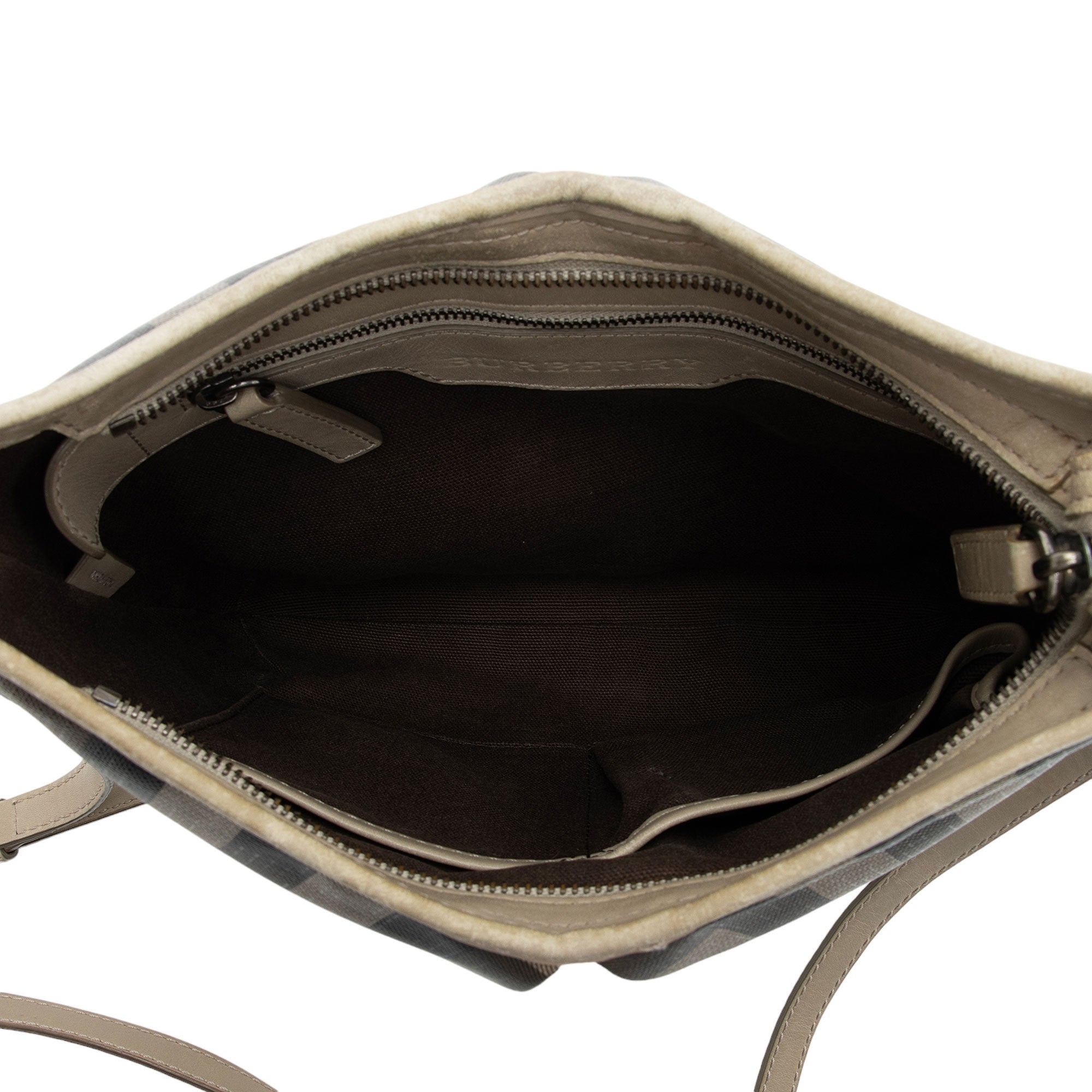 Burberry Smoked Check Hartham Crossbody (SHF-nbBZEF)
