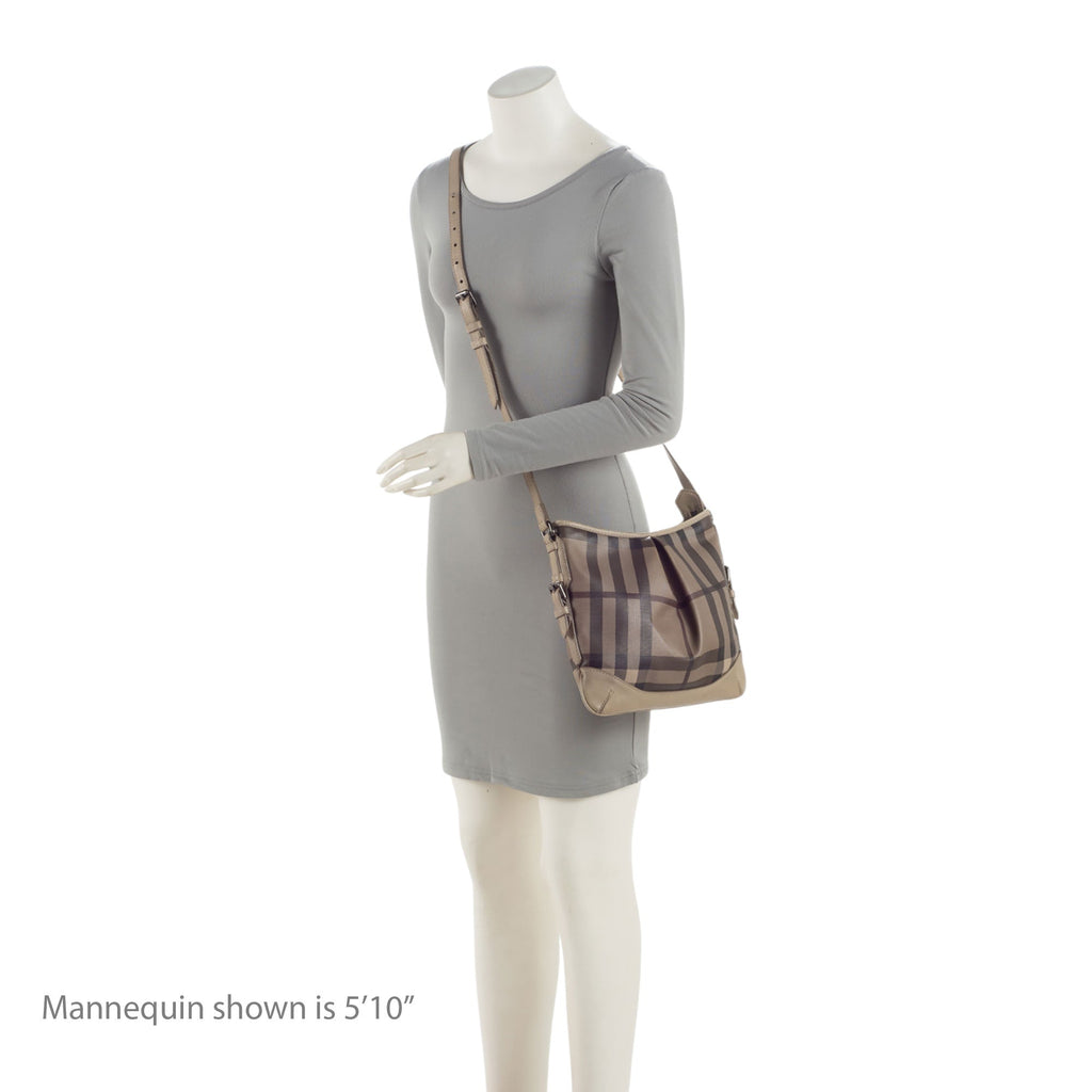 Burberry Smoked Check Hartham Crossbody (SHF-nbBZEF)