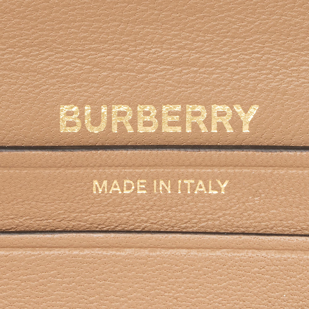 Burberry Smooth Calfskin Check Olympia Small Shoulder Bag