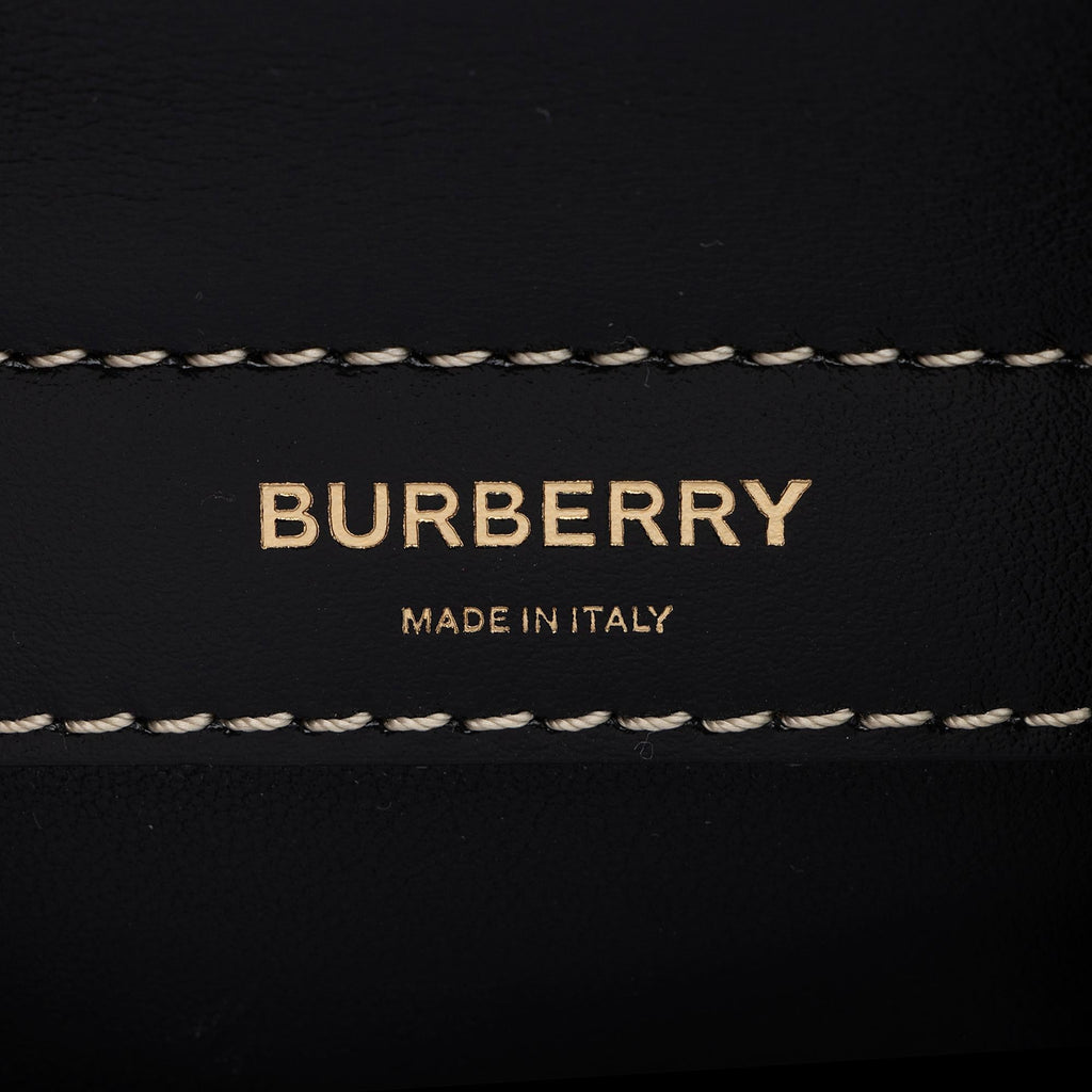 Burberry Smooth Calfskin Horseferry Print Title Mini Shoulder Bag (SHF-lc3b03)