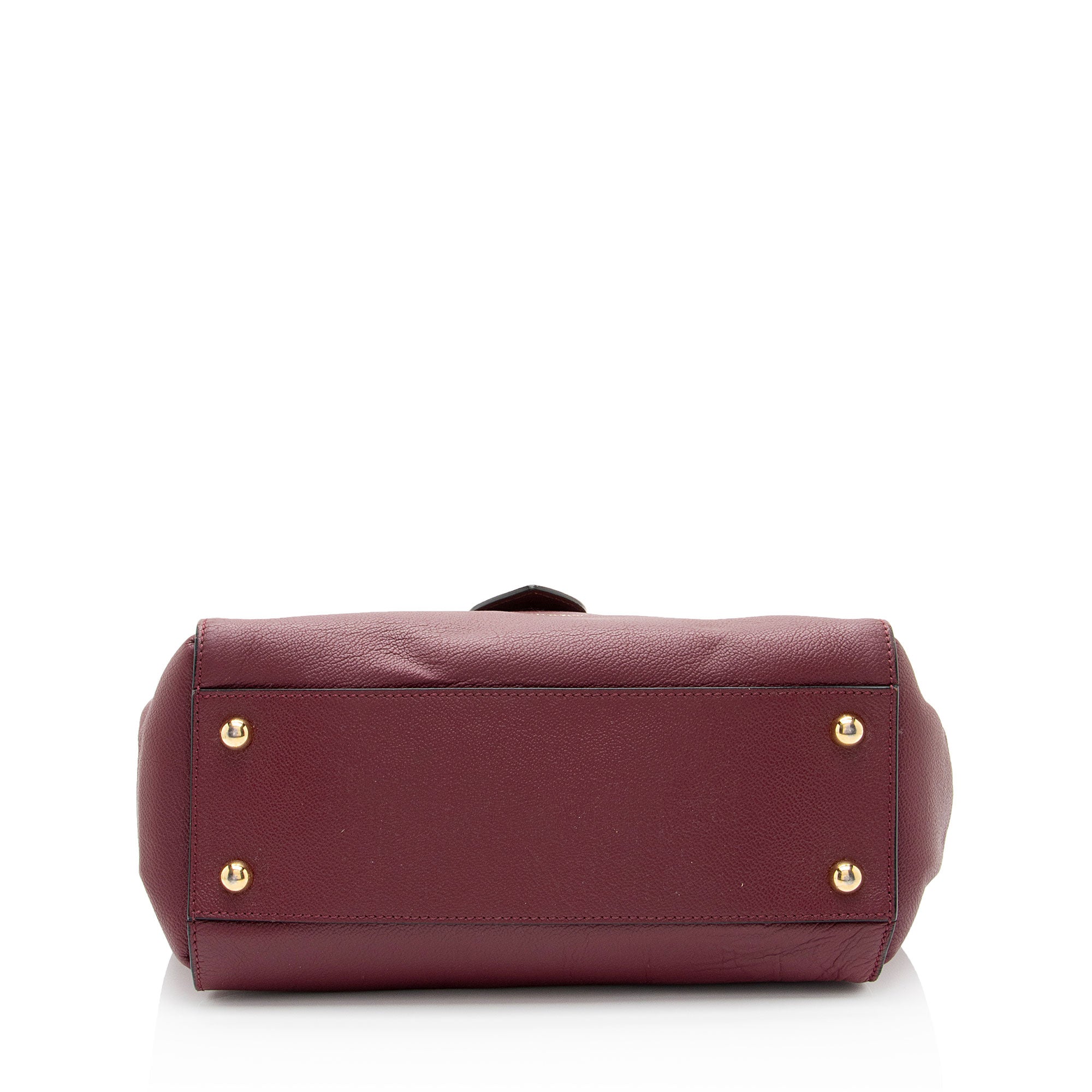 Burberry Soft Grain Calfskin Buckle Medium Tote
