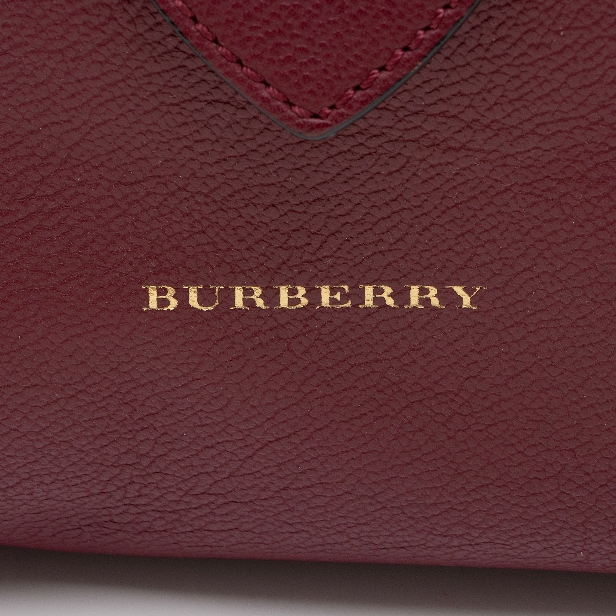 Burberry Soft Grain Calfskin Buckle Medium Tote