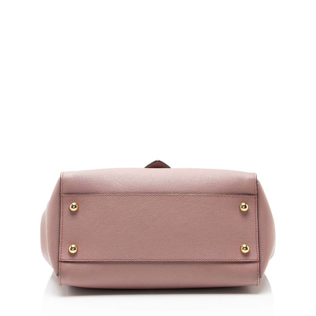 Burberry Soft Grain Calfskin Buckle Medium Tote