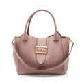 Burberry Soft Grain Calfskin Buckle Medium Tote