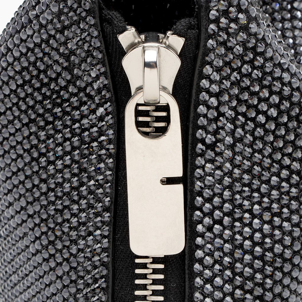 Burberry Suede Crystal Knight Mini Shoulder Bag