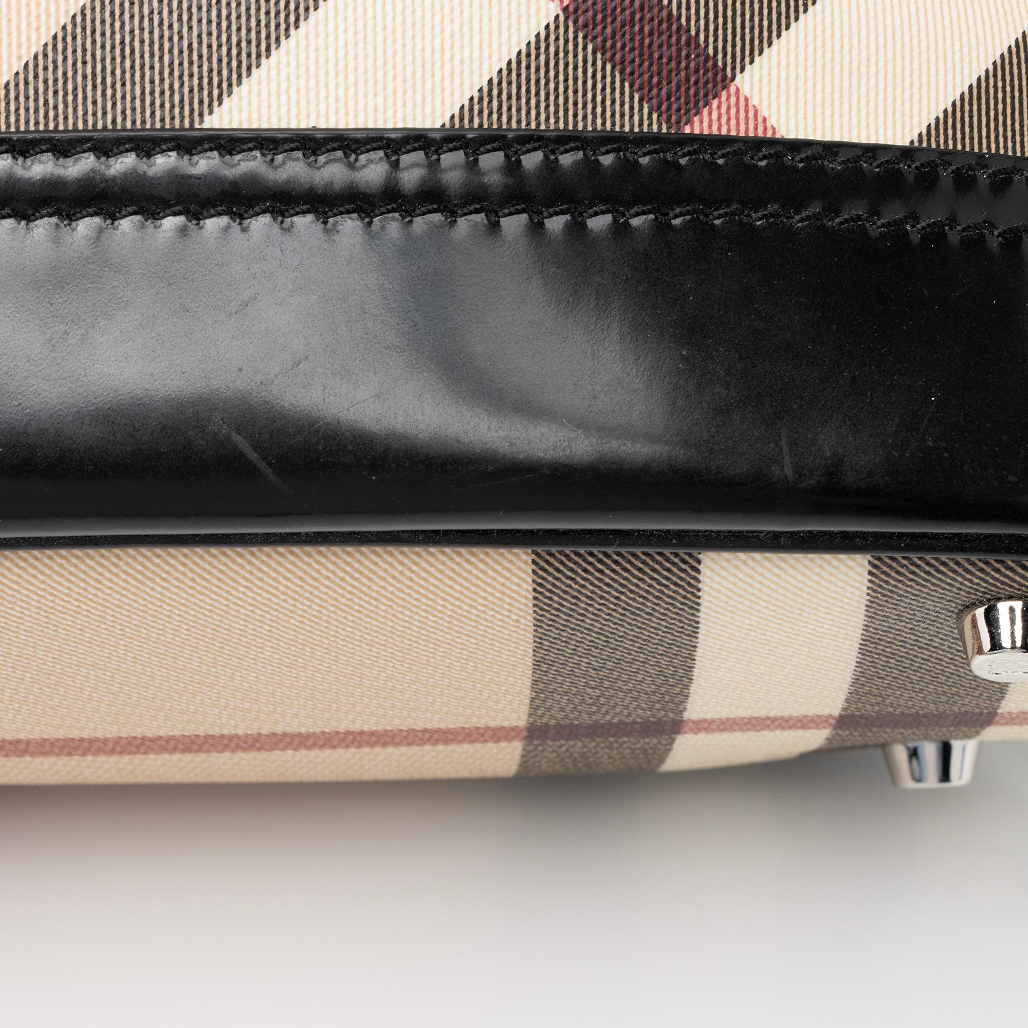 Burberry Super Nova Check Hobo (SHF-23856)