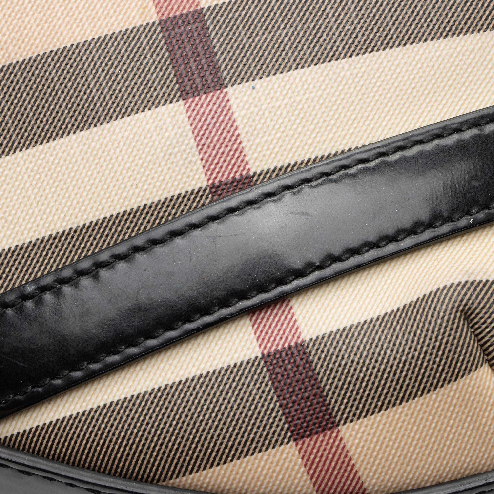 Burberry Super Nova Check Larkin Hobo (SHF-2u5sFX)