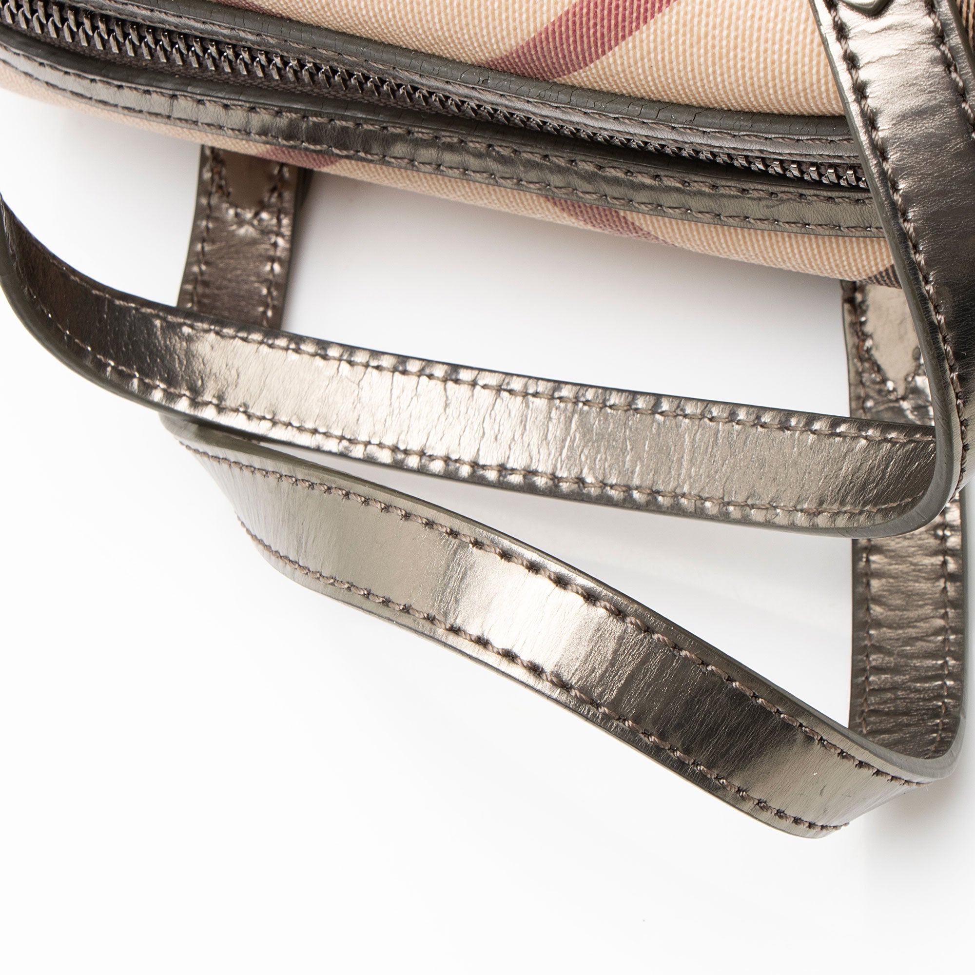 Burberry Super Nova Check Mini Boston Bag