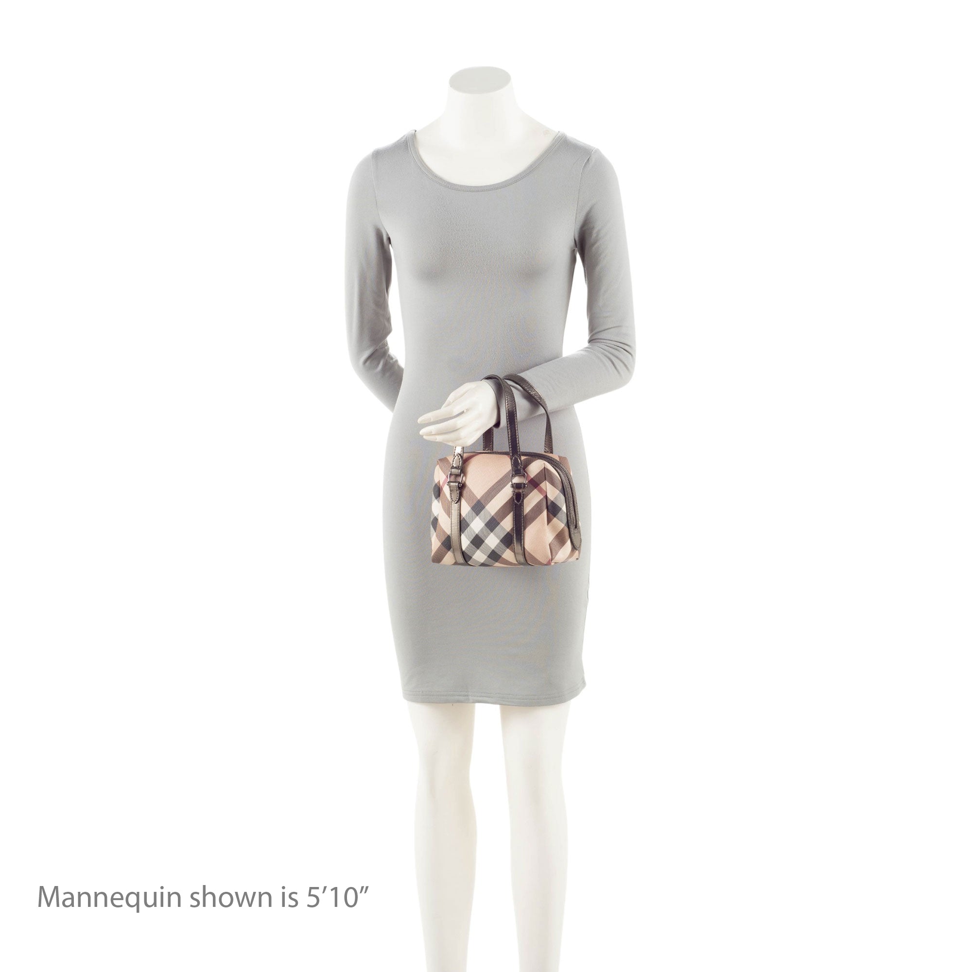 Burberry Super Nova Check Mini Boston Bag
