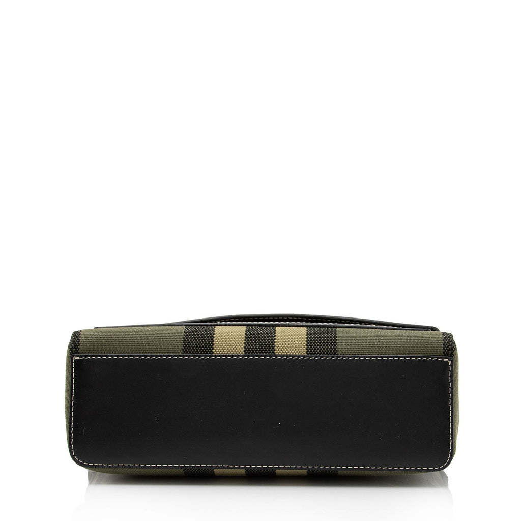 Burberry Tartan Check Calfskin Note Bag (SHF-Ek9q6h)