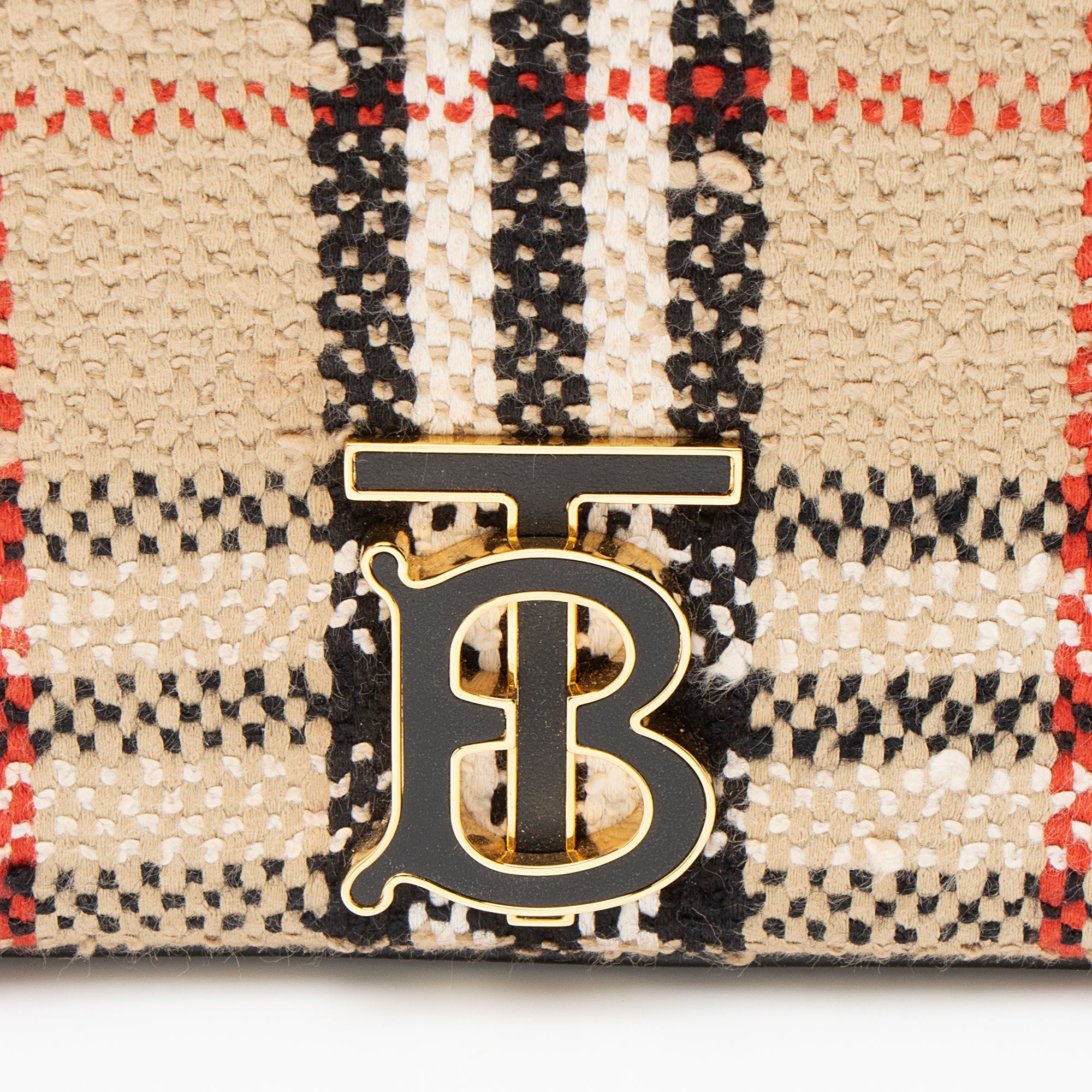 Burberry Tweed TB Lola Chain Small Crossbody