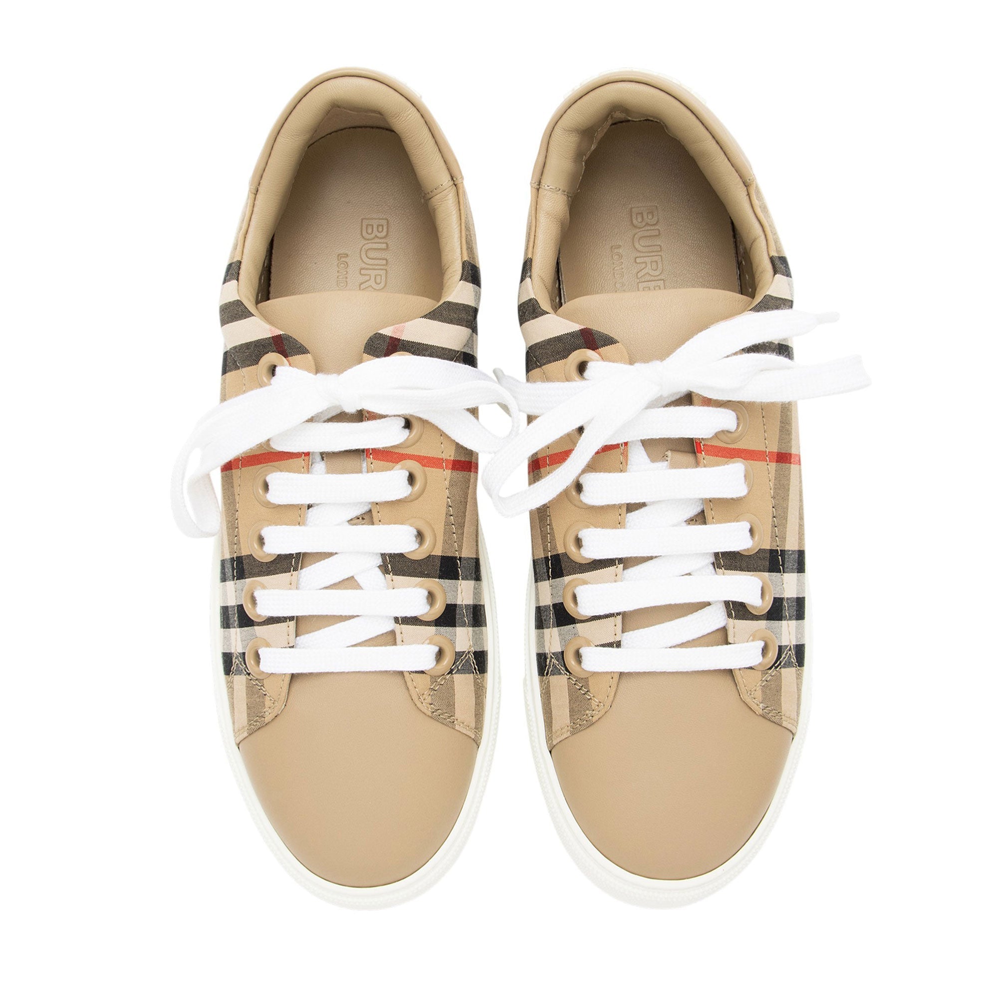 Burberry Vintage Check Albridge Sneakers - Size 6.5 / 36.5