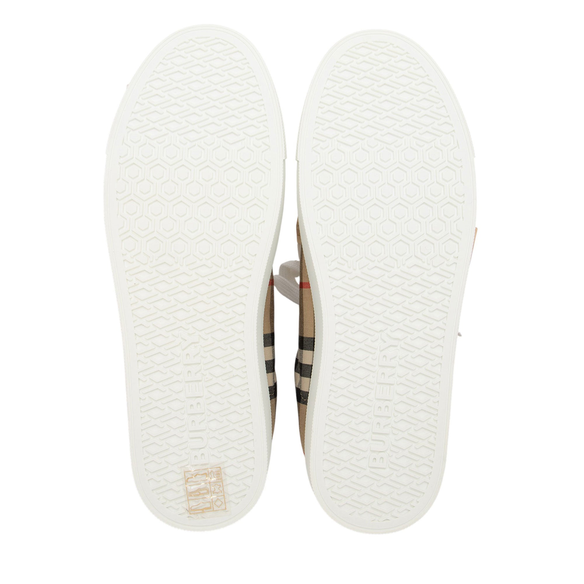 Burberry Vintage Check Albridge Sneakers - Size 6.5 / 36.5