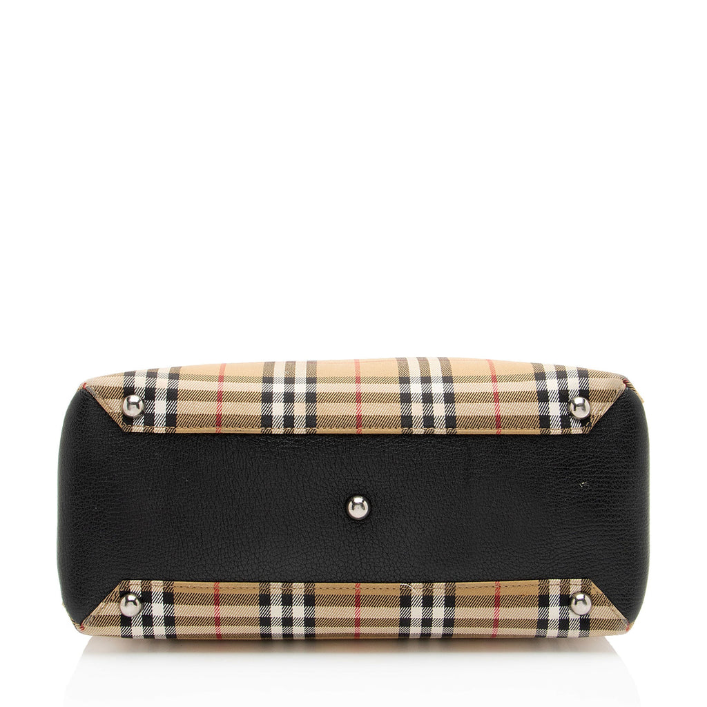 Burberry Vintage Check Banner Medium Tote