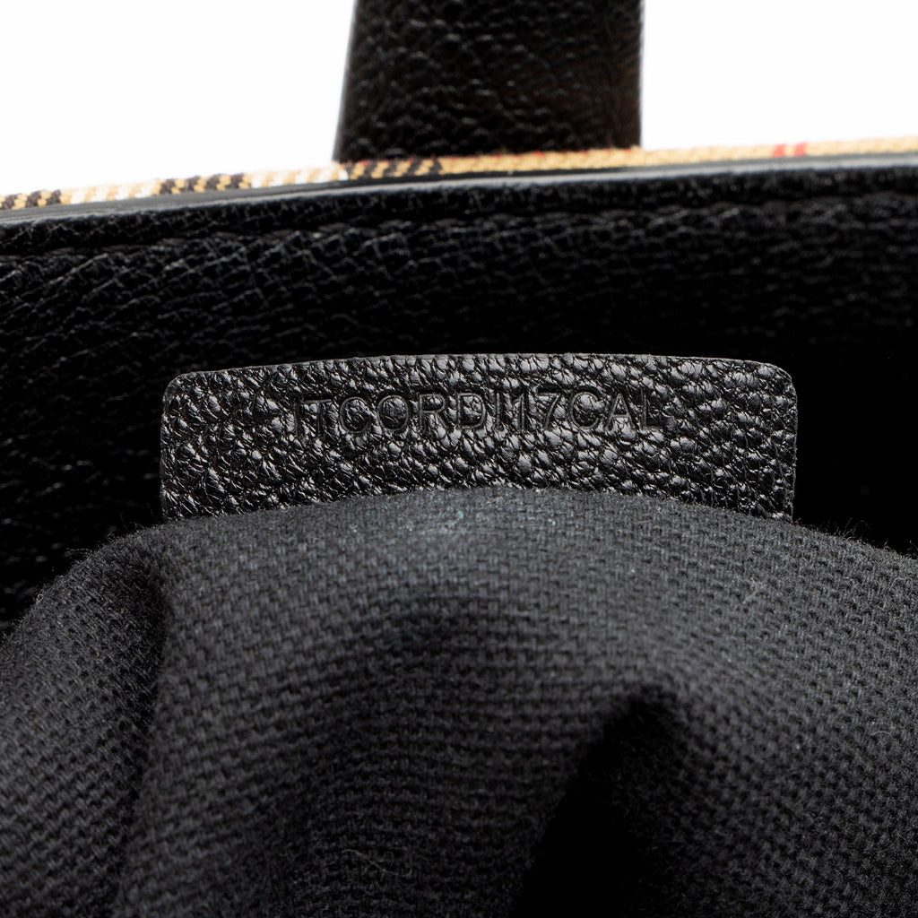 Burberry Vintage Check Banner Medium Tote