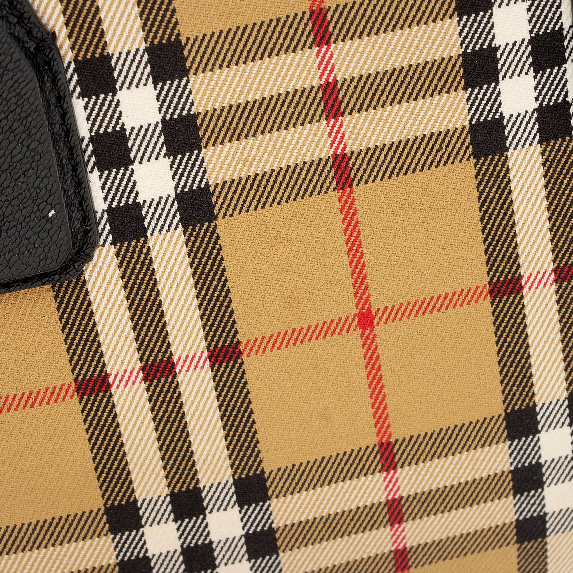Burberry Vintage Check Banner Medium Tote