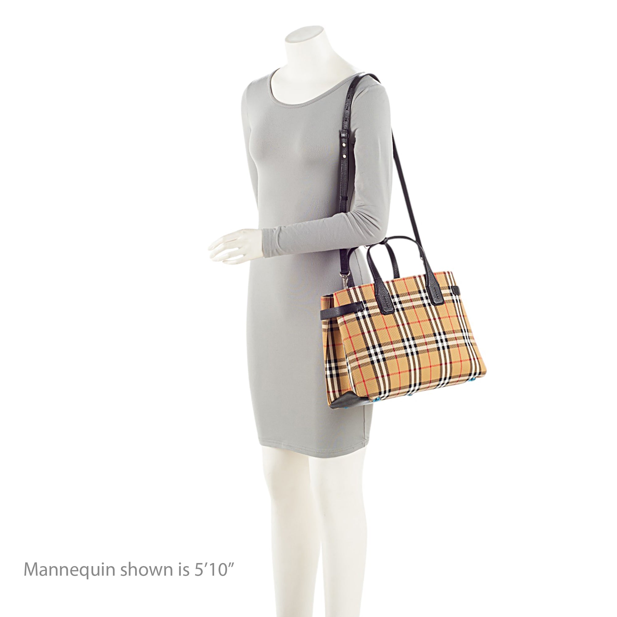 Burberry Vintage Check Banner Medium Tote