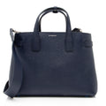 Burberry Vintage Check Leather Banner Medium Tote (SHF-23489)