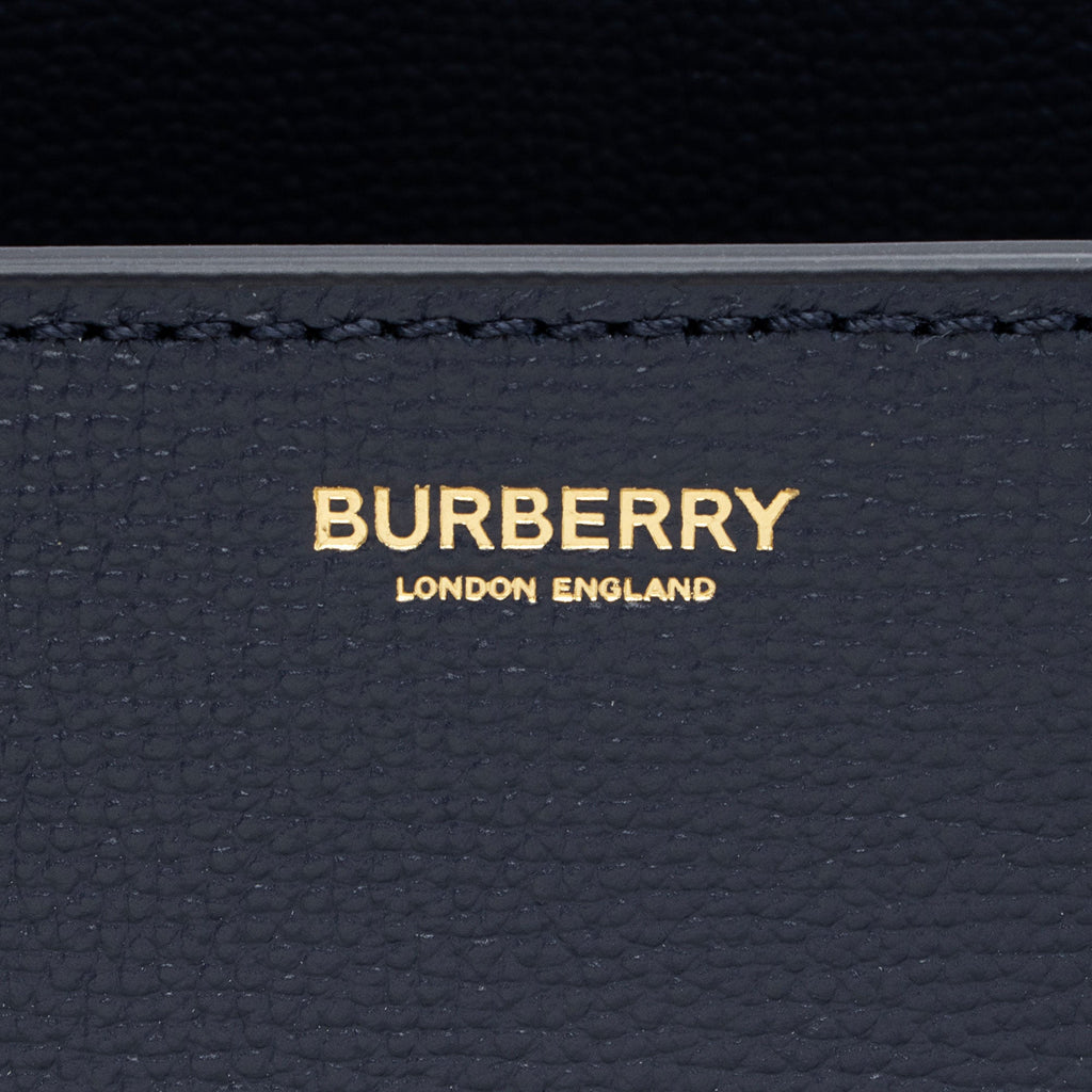 Burberry Vintage Check Leather Banner Medium Tote (SHF-8mWgl1)
