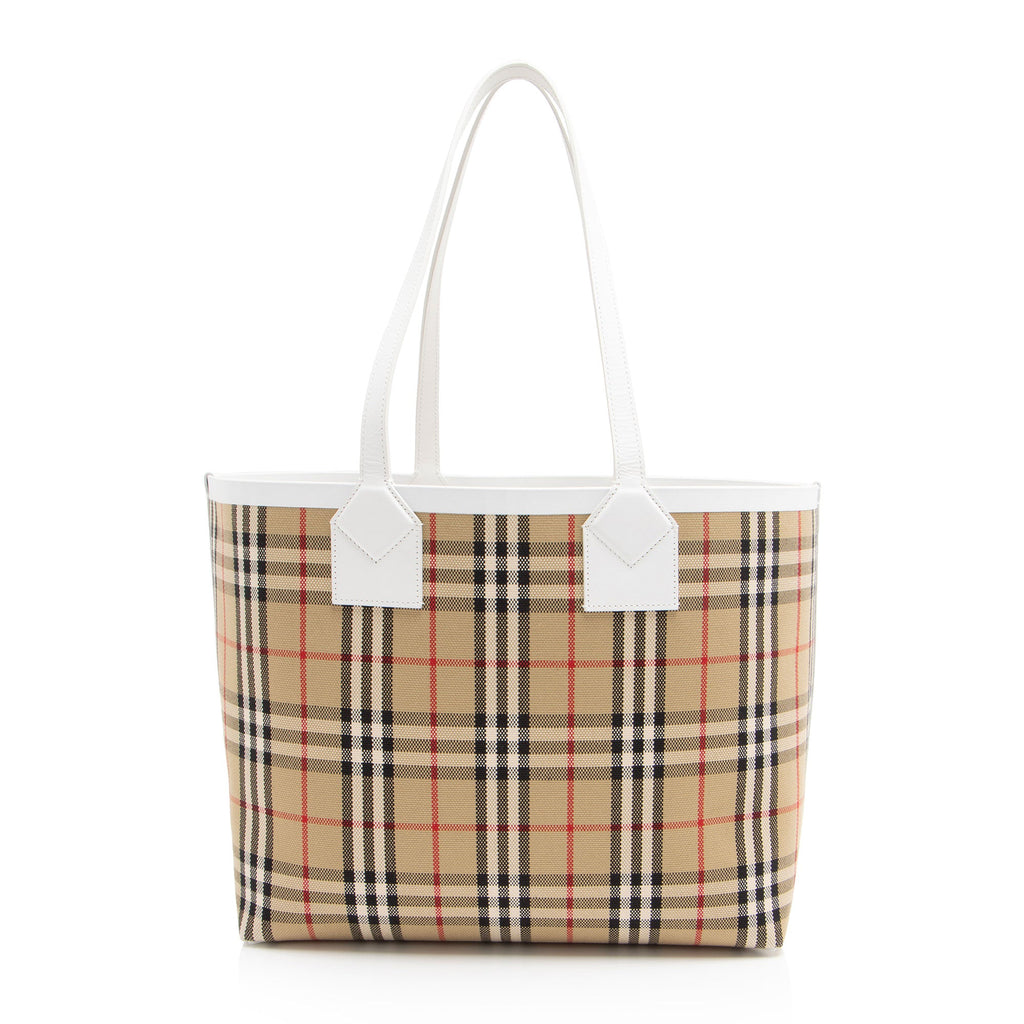 Burberry Vintage Check London Large Tote