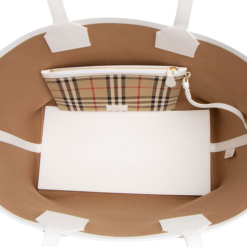 Burberry Vintage Check London Large Tote