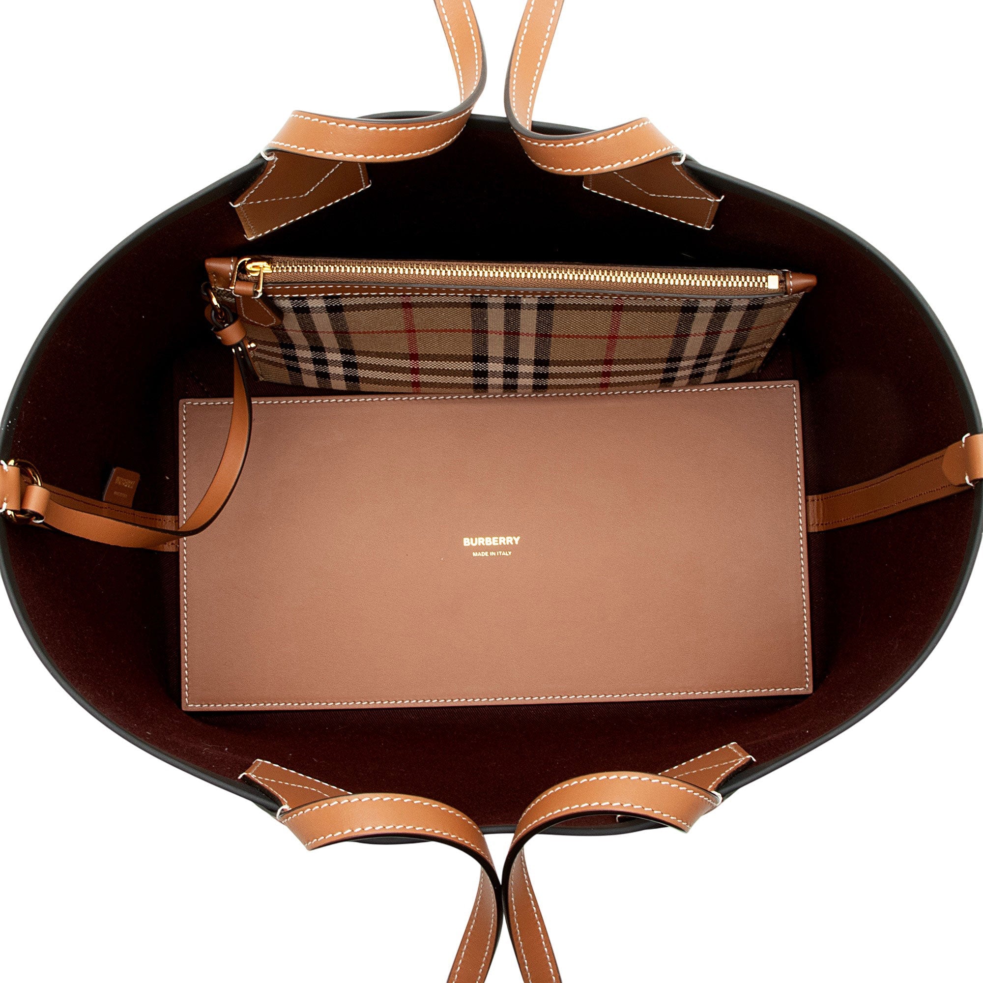 Burberry Vintage Check London Small Tote
