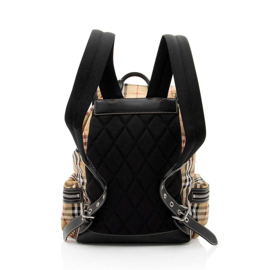 Burberry Vintage Check Medium Rucksack Backpack