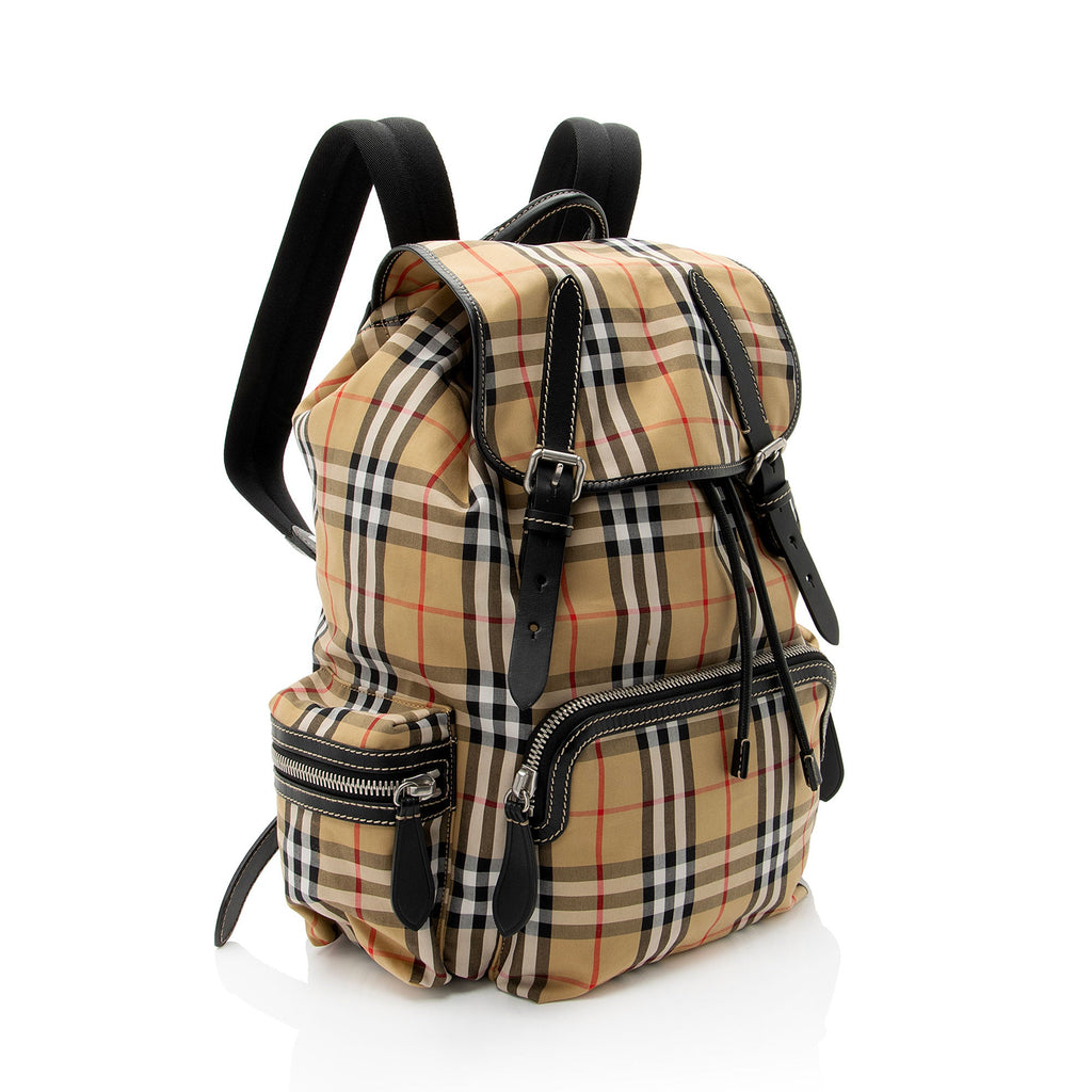 Burberry Vintage Check Medium Rucksack Backpack