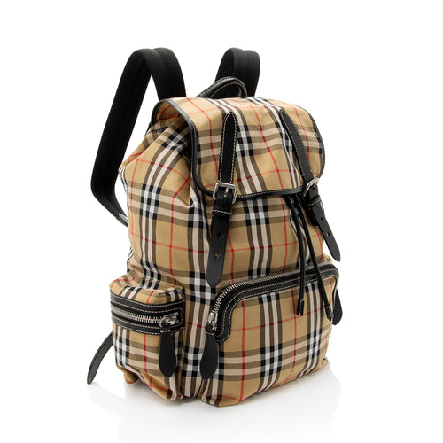 Burberry Vintage Check Medium Rucksack Backpack