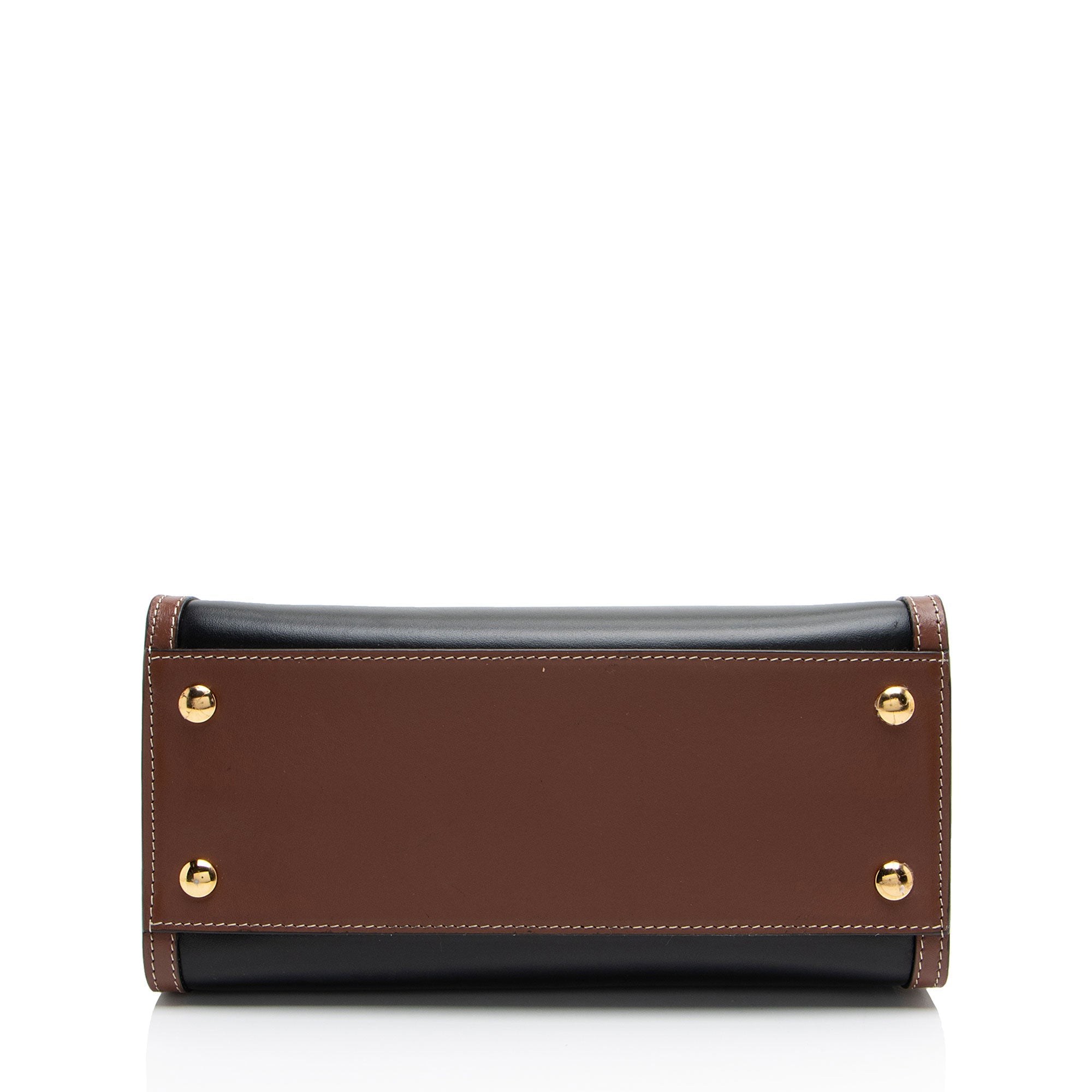 Burberry Vintage Check Smooth Calfskin Title Mini Tote