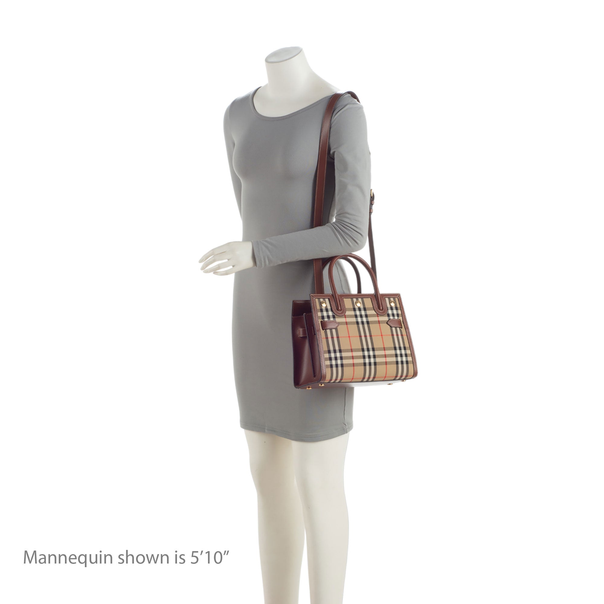 Burberry Vintage Check Title Baby Tote