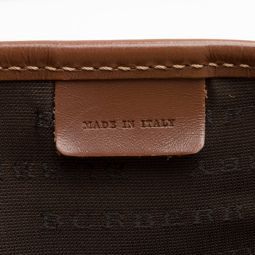 Burberry Vintage Haymarket Check Messenger Bag - FINAL SALE (SHF-18443)