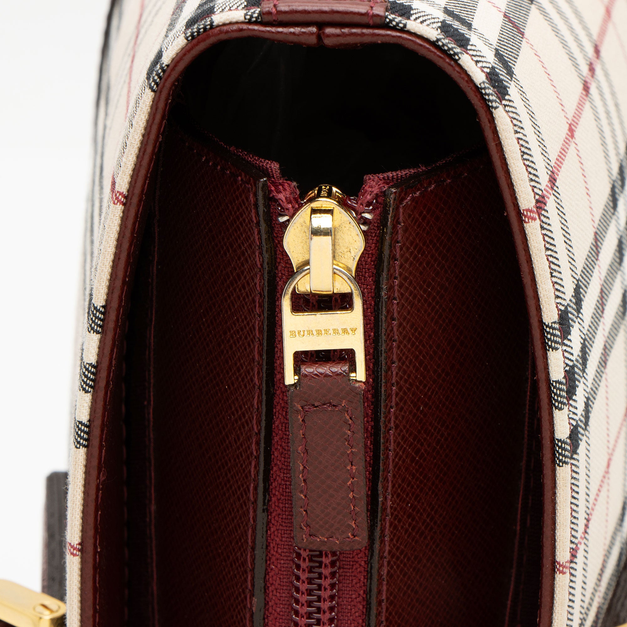 Burberry Vintage House Check E/W Tote