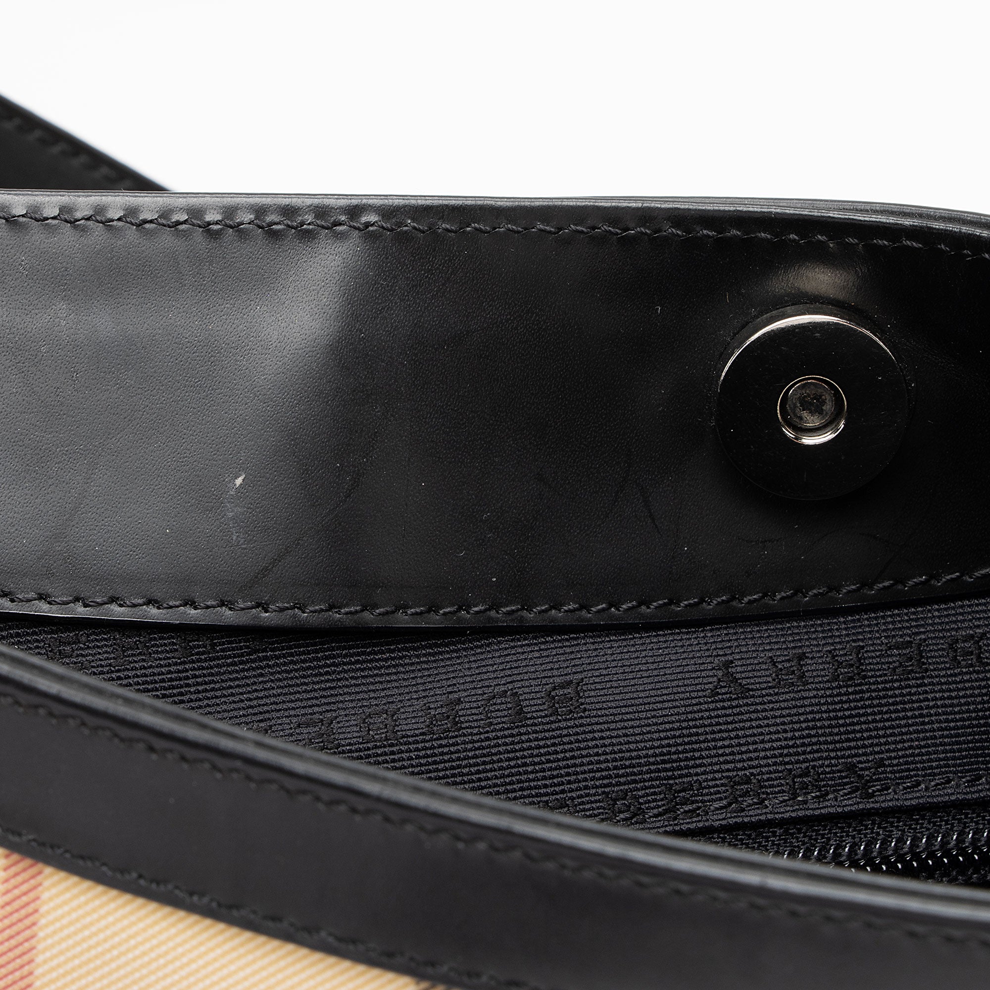Burberry Vintage Nova Check Heath Shoulder Bag (SHF-cIAPyv)