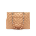 Chanel Grand Shopping Tote Dark Beige