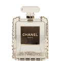 Chanel Minaudiere No. 5 Perfume Clutch Transparent Plexiglass Light Gold Hardware
