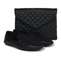 Chanel Black Flats with Clutch 37 EU