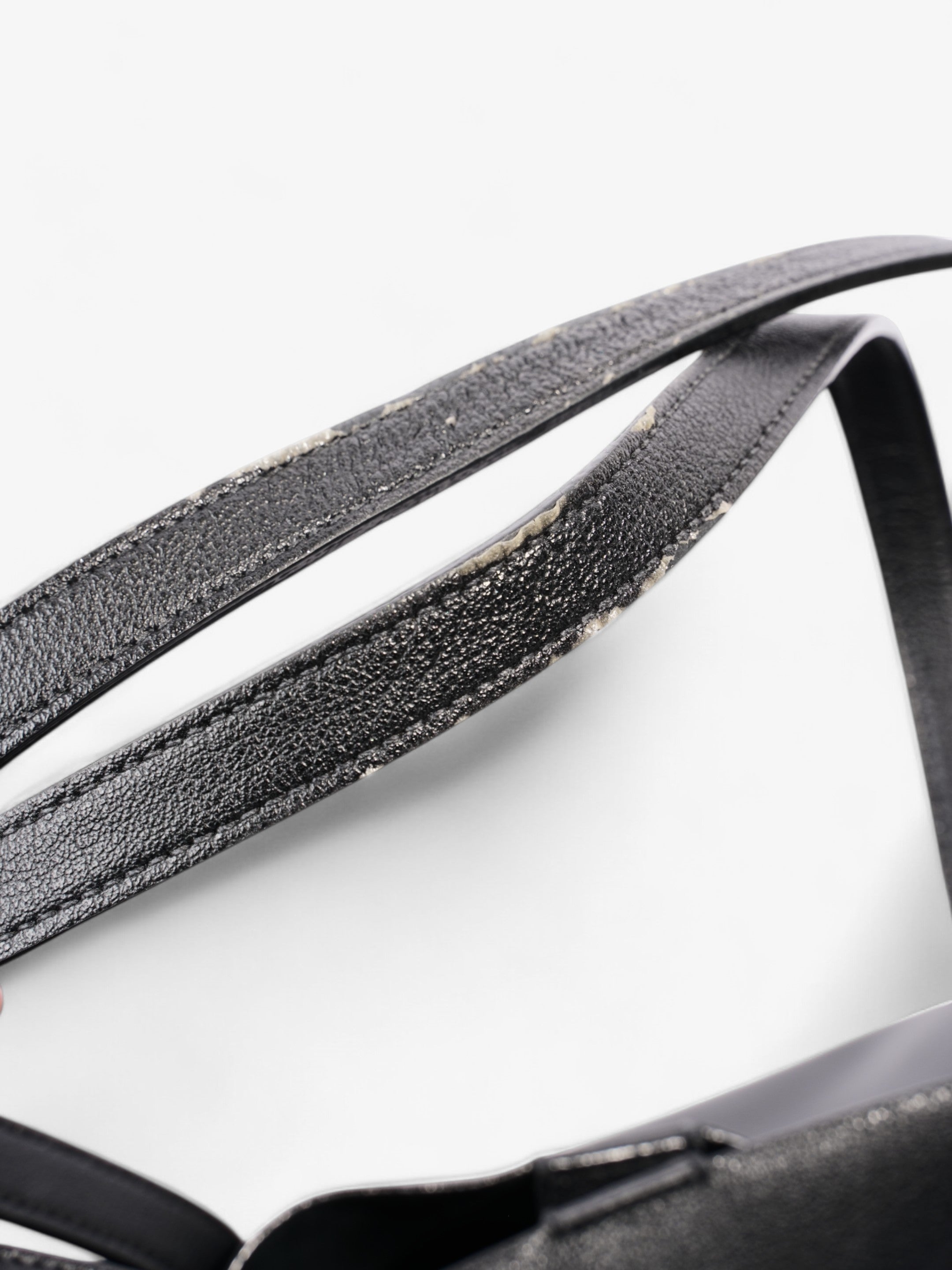 Saint Laurent Shopper Tote Black Leather