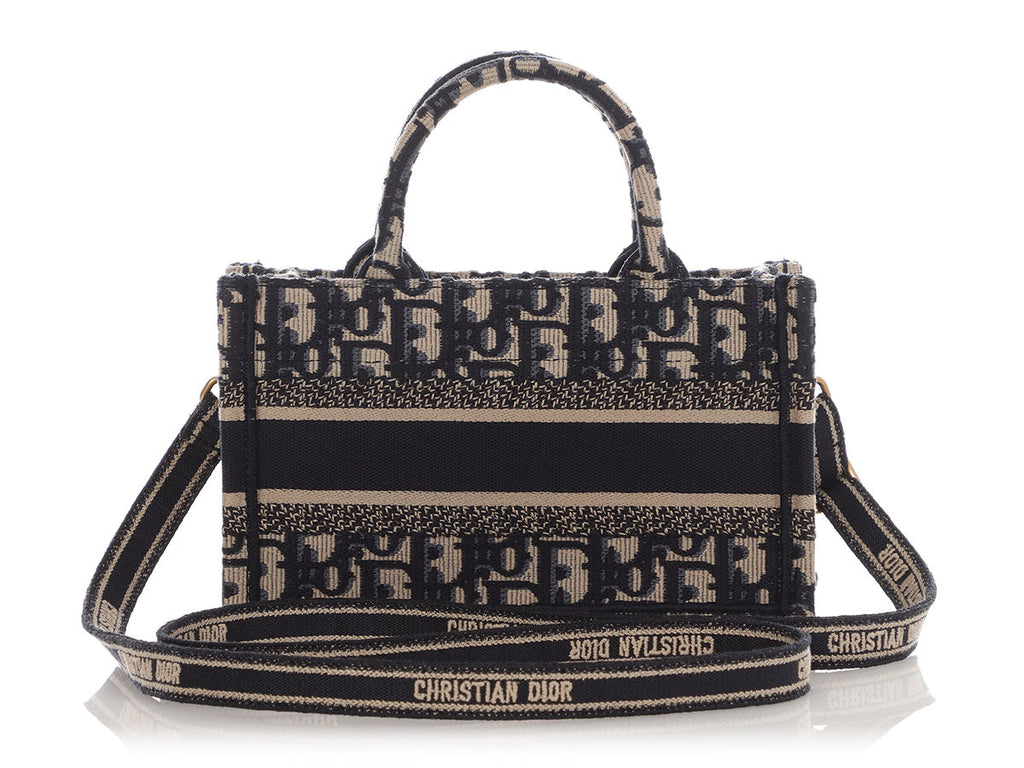 Dior Mini Blue Oblique Book Tote