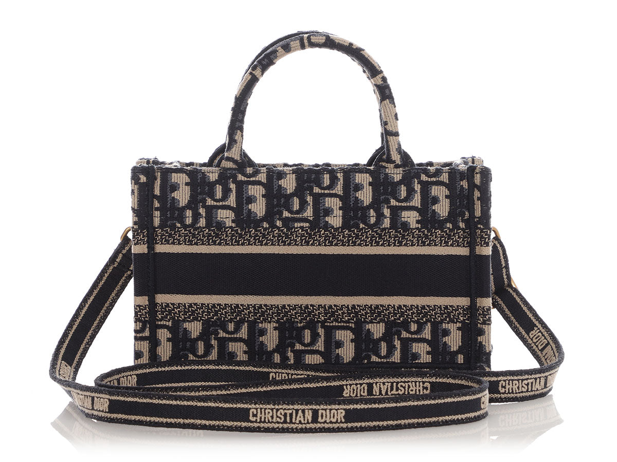 Dior Mini Blue Oblique Book Tote
