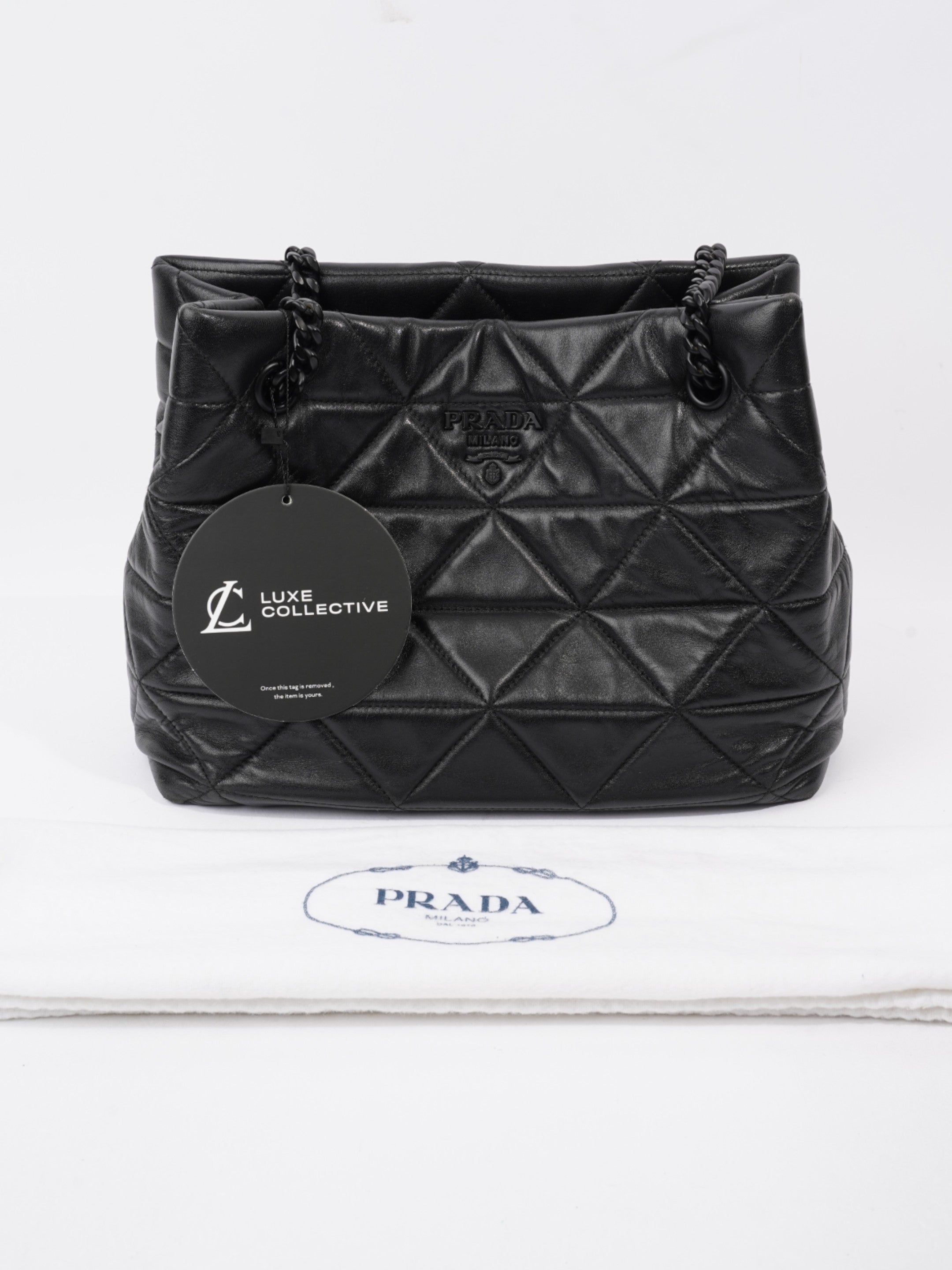 Prada Spectrum Tote Black Nappa Leather