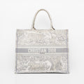 DIOR BOOK TOTE  LARGE IN GRAY