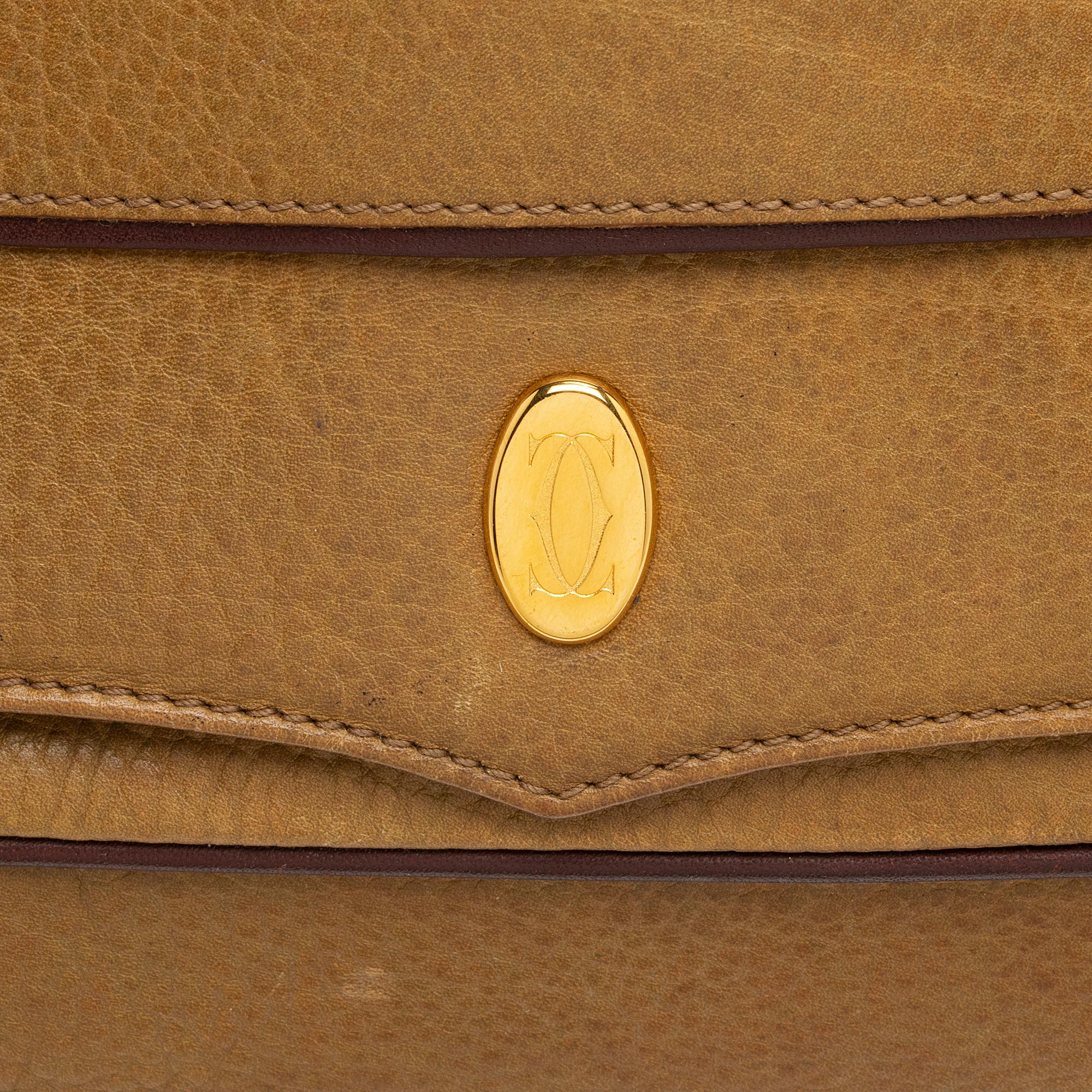 Cartier Calfskin Must de Cartier C Clutch (SHF-ed10fX)