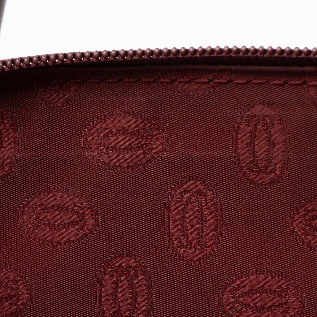 Cartier Vintage Calfskin Must de Cartier Boston Bag