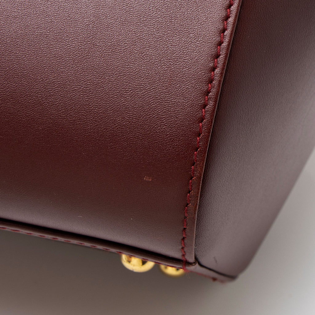 Cartier Vintage Calfskin Must de Cartier Boston Bag