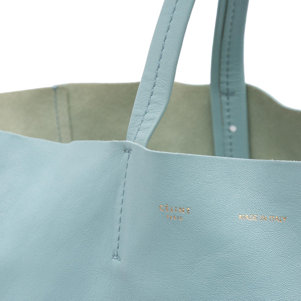 Celine Bicolor Leather Vertical Cabas Tote